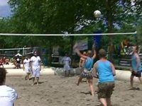 Beach Volleybal op de Statie
